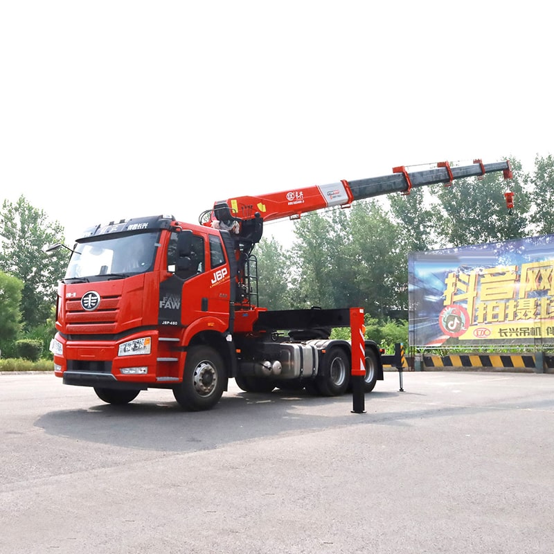 FAW 16 tons telescopic boom truck mounted crane FAW 16 tons telescopic boom truck mounted crane