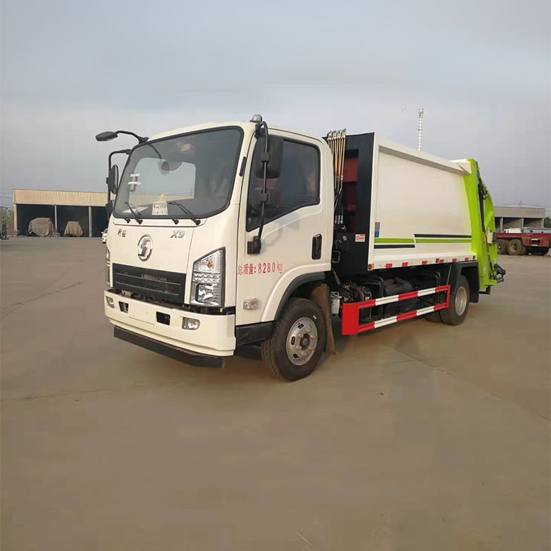 Camion à ordures compressées SHACMAN 7 m3 Camion à ordures compressées SHACMAN 7 m3