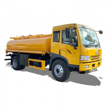 FAW 4x2 aluminum 12000 liters fuel tank truck