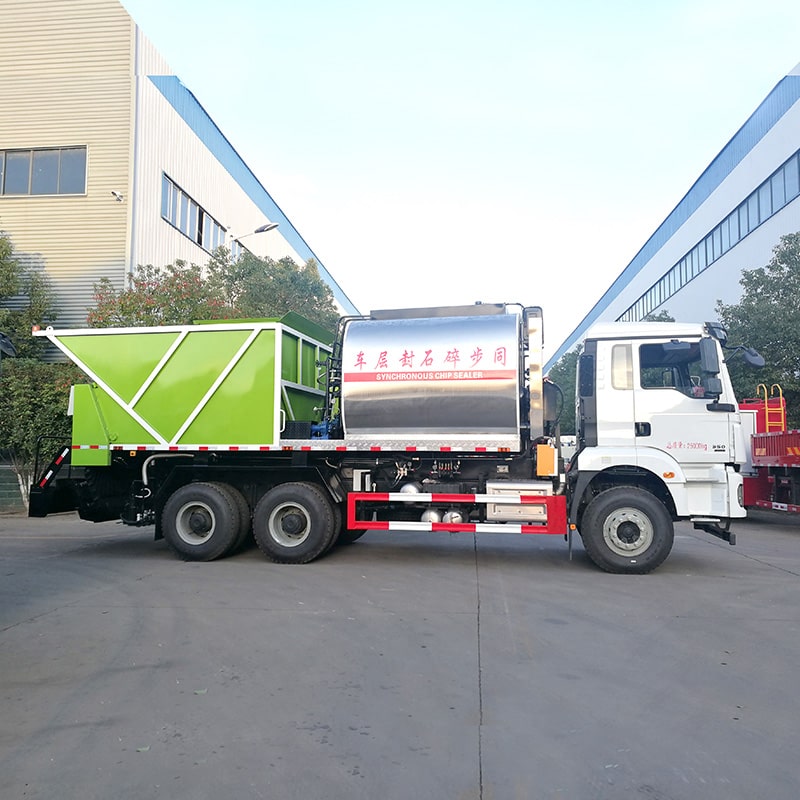 SHACMAN 6x4 гравийный асфальтовый синхронный битумощебнераспределитель грузовик SHACMAN 6x4 гравийный асфальтовый синхронный битумощебнераспределитель грузовик