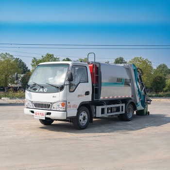 JAC 5cbm euro 2 3 4 5 compressed garbage truck