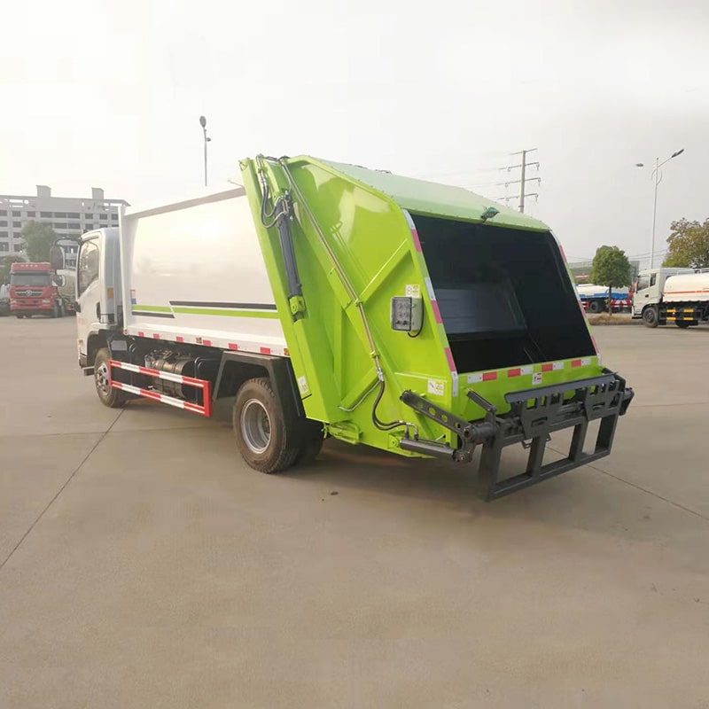 Camion à ordures compressées SHACMAN 7 m3 Camion à ordures compressées SHACMAN 7 m3