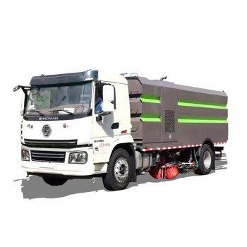 SHACMAN 9m3 road sweeper truck with water spray
