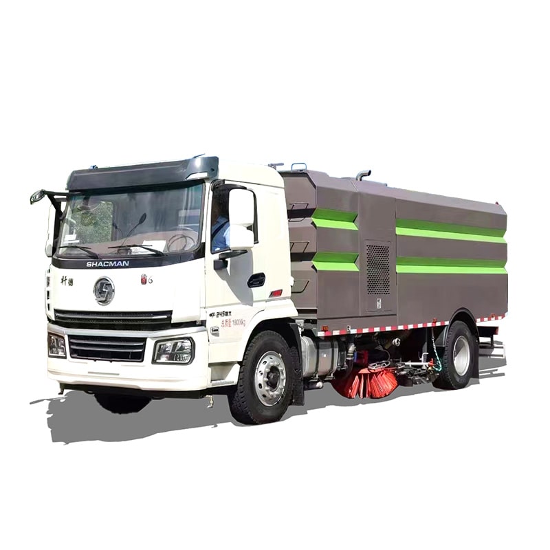 SHACMAN 9m3 road sweeper truck with water spray SHACMAN 9m3 road sweeper truck with water spray