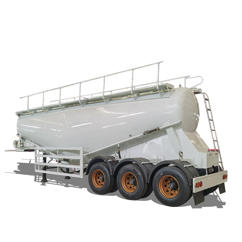 Semi-remorque citerne de 28 m3 pour le transport de poudre de ciment en vrac à vendre Semi-remorque citerne de 28 m3 pour le transport de poudre de ciment en vrac à vendre