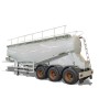 28cbm semi-trailer bulk cement powder tanker truck for sale