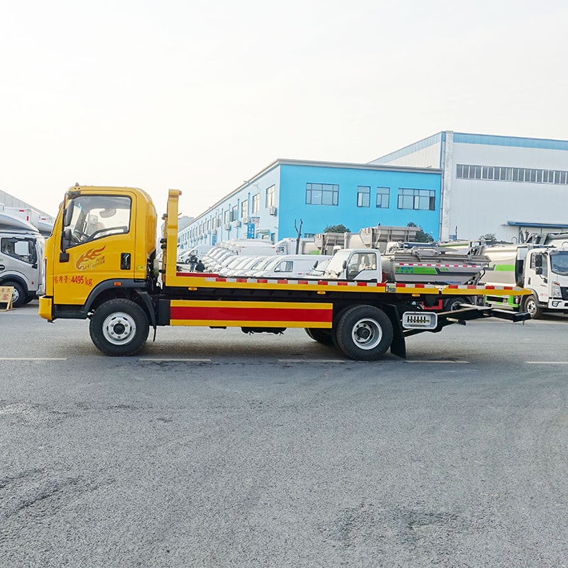 SINOTRUK 8 ton euro 2 3 4 5 flatbed wrecker with crane SINOTRUK 8 ton euro 2 3 4 5 flatbed wrecker with crane