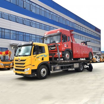 Faw 10ton flatbed road wrecker tow truck