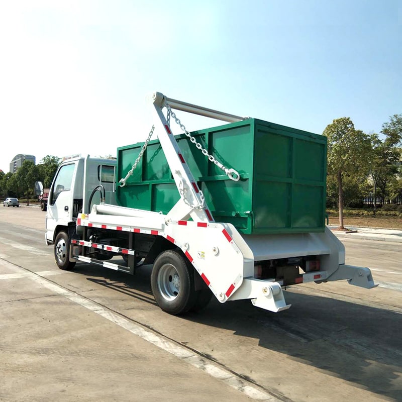 ISUZU 6 CBM Swing Arm Garbage Collection Skip Truck Price ISUZU 6 CBM Swing Arm Garbage Collection Skip Truck Price