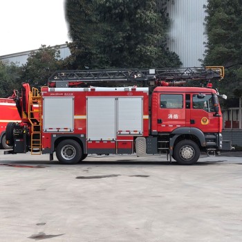 Howo 8 CBM Воздушная Лестница Спасательная Пожарная Машина