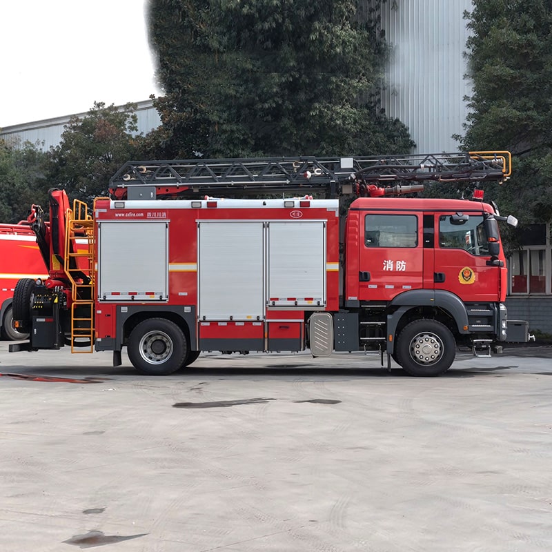 Howo 8 CBM Aerial Ladder Rescue Fire Fighting Truck Howo 8 CBM Aerial Ladder Rescue Fire Fighting Truck