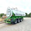 Semi-remorque en aluminium pour camion-citerne à huile, eau, liquide et carburant Semi-remorque en aluminium pour camion-citerne à huile, eau, liquide et carburant