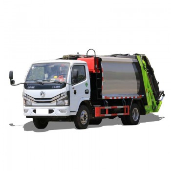 China brand 4×2 6cbm compressed garbage truck