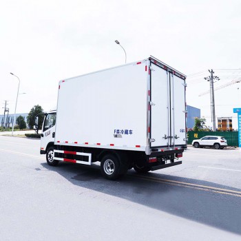 Faw 4x2 RHD Freezer Truck Meat Fruit Fish Cold Van Truck