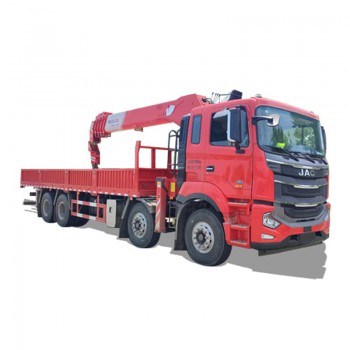 رافعة JAC 15 طنًا 8*4 ذات ذراع تلسكوبي مثبتة على شاحنة
