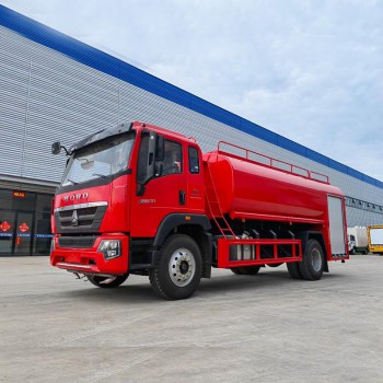 SINOTRUK new or used 10cbm water tank fire fighting truck