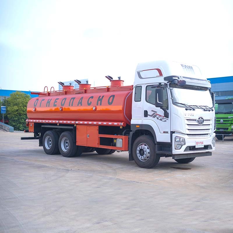 Faw 25000L aluminum alloy fuel tanker truck Faw 25000L aluminum alloy fuel tanker truck