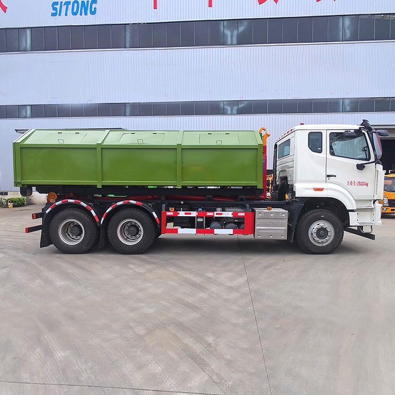 Sinotruck Howo 6x4 25 тонн мусоровоз с откидным бортом Sinotruck Howo 6x4 25 тонн мусоровоз с откидным бортом
