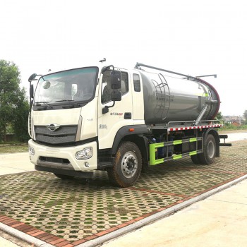 12000L 4*2 sewage suction truck with vaccum pump