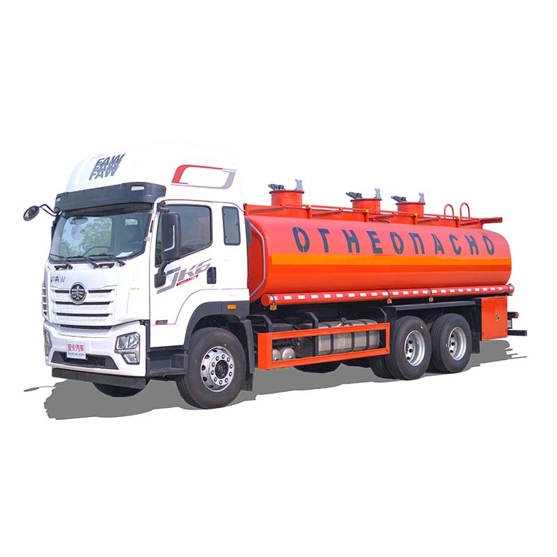 Faw 25000L aluminum alloy fuel tanker truck Faw 25000L aluminum alloy fuel tanker truck