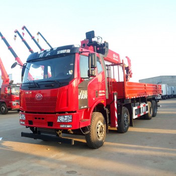 FAW 8x4 8 тонн телескопическая стрела автомобильный кран