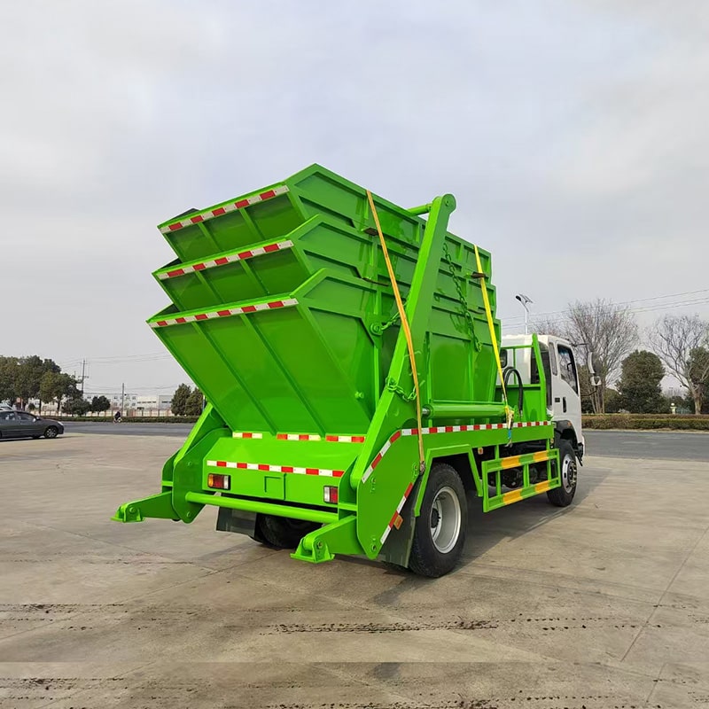 Howo 4 cubic meters Skip Loader Garbage Truck for Sale Howo 4 cubic meters Skip Loader Garbage Truck for Sale
