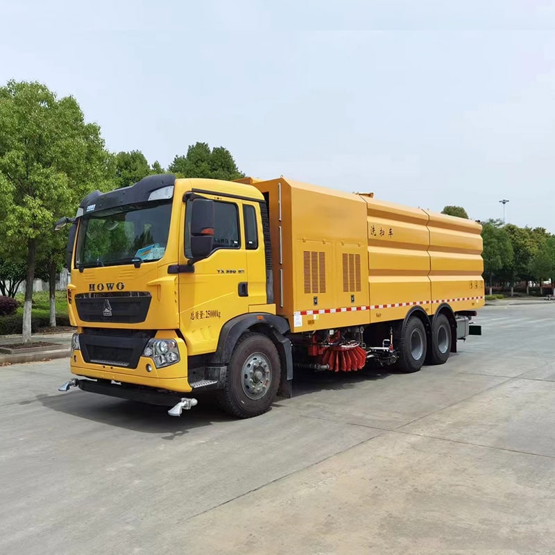 SINOTRUK high pressure 6*4 road street sweeper trucks SINOTRUK high pressure 6*4 road street sweeper trucks