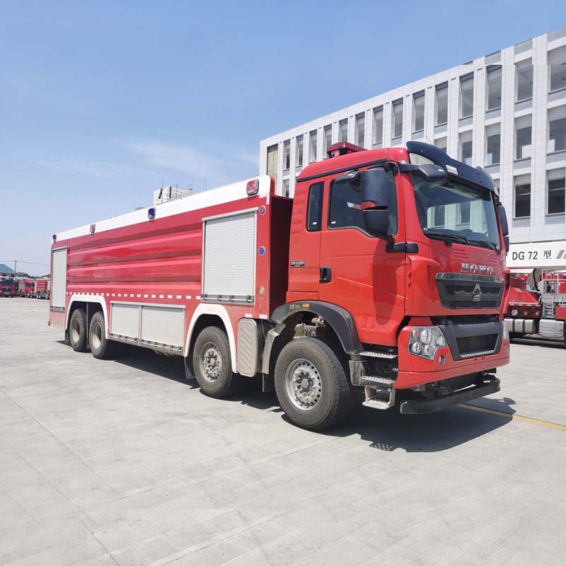 Camion-citerne à eau et mousse Howo 8x4 25 000 L pour pompiers Camion-citerne à eau et mousse Howo 8x4 25 000 L pour pompiers