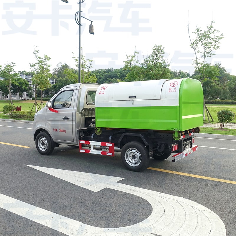 changan 4x2 3cbm мини-мусоровоз с крюковым подъемником changan 4x2 3cbm мини-мусоровоз с крюковым подъемником