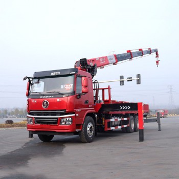 SHACMAN 21 meter telescopic boom truck mounted crane
