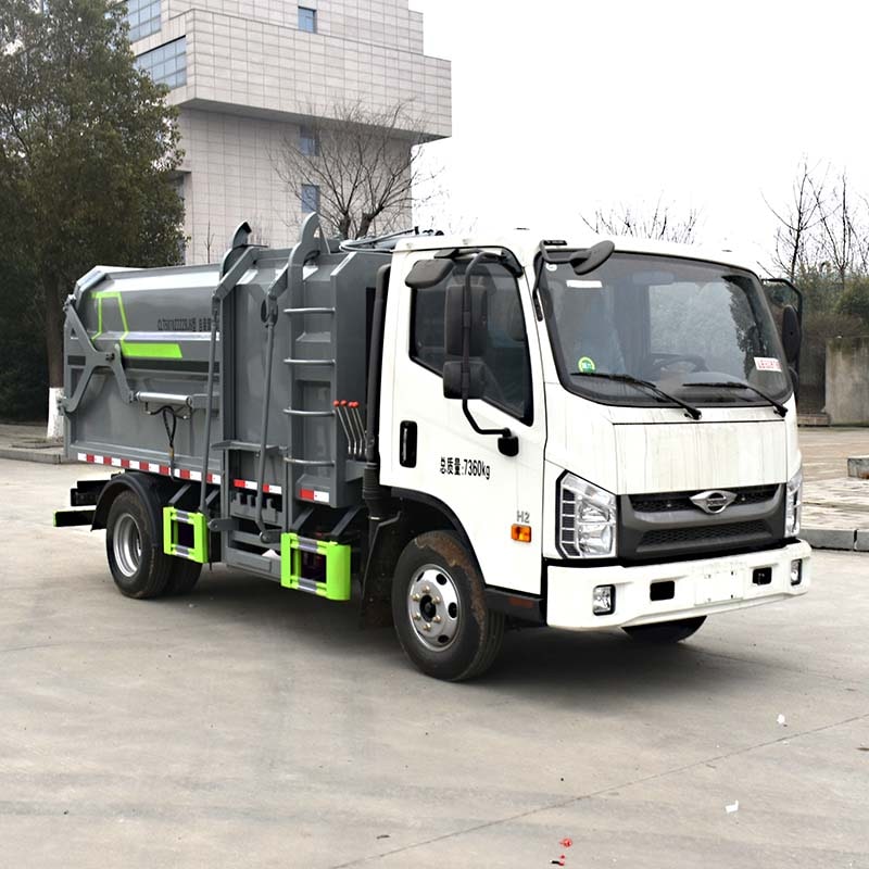 Мусоровоз с боковой загрузкой FOTON для сбора отходов Мусоровоз с боковой загрузкой FOTON для сбора отходов