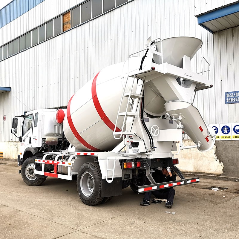HOWO 4*2 4m3 construction machinery cement mixer truck HOWO 4*2 4m3 construction machinery cement mixer truck