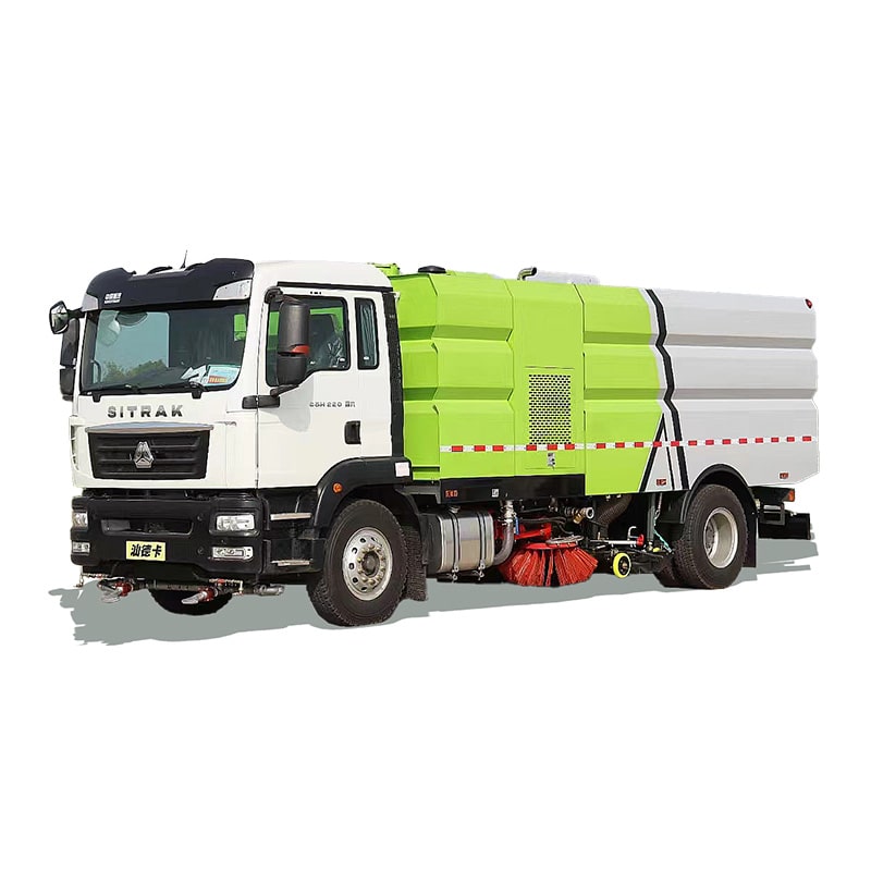 شاحنة كاسحة وغسالة SINOTRUK عالية الجودة 4*2 جديدة أو مستعملة شاحنة كاسحة وغسالة SINOTRUK عالية الجودة 4*2 جديدة أو مستعملة