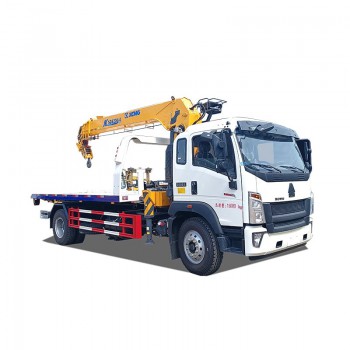 HOWO 10 ton 180 HP flatbed wrecker tow recovery truck