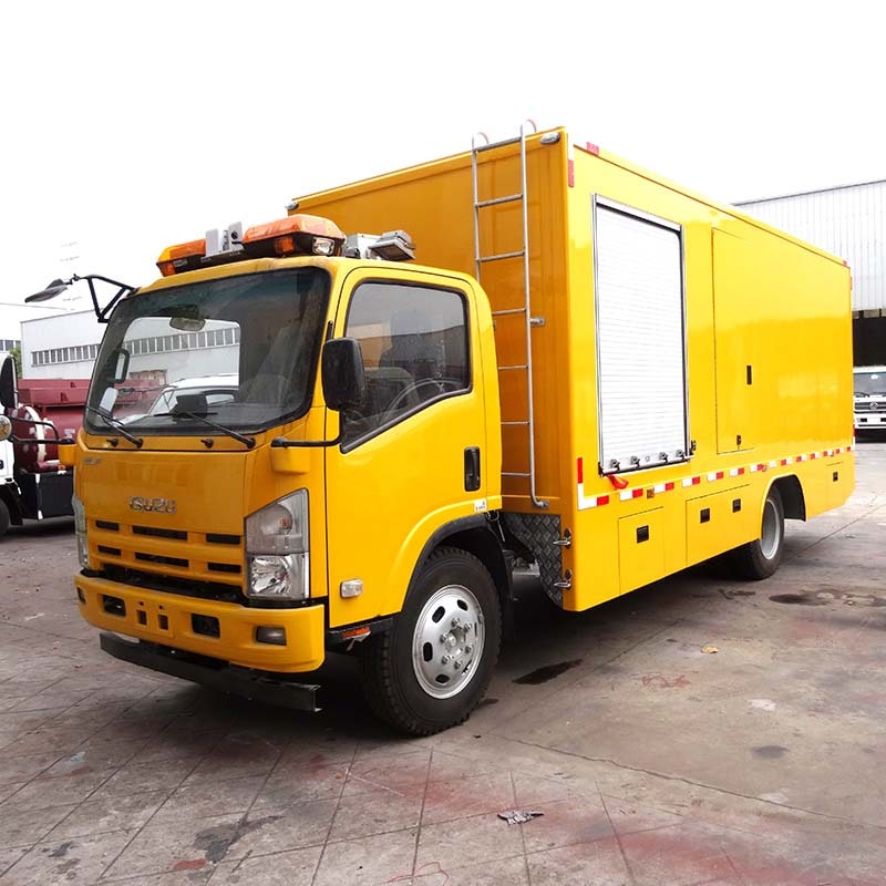 Японский автомобиль Isuzu 100kw для наружного электроснабжения Японский автомобиль Isuzu 100kw для наружного электроснабжения