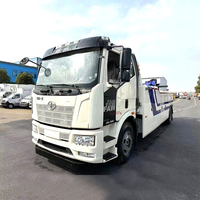 China FAW 4*2 heavy duty 360 rotation towing wrecker truck China FAW 4*2 heavy duty 360 rotation towing wrecker truck