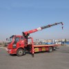 Телескопический кран FAW 4*2 с прямой стрелой, установленный на грузовике Телескопический кран FAW 4*2 с прямой стрелой, установленный на грузовике