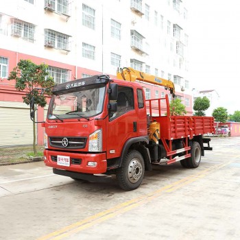 DAYUN 4x2 6 8 ton truck mounted crane