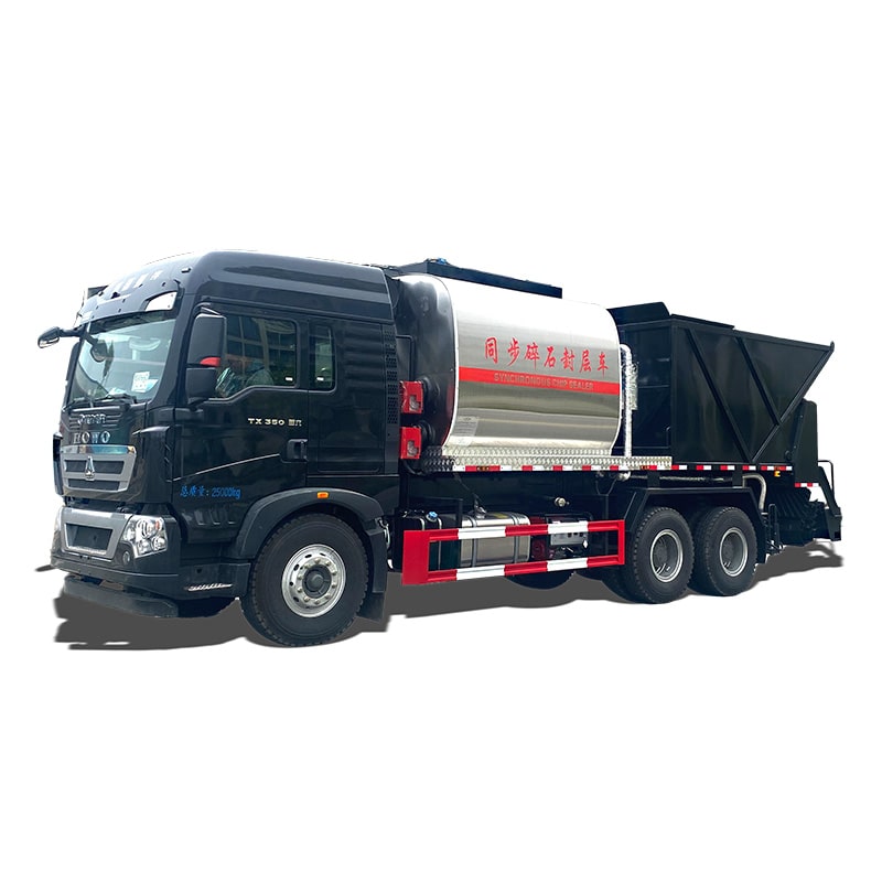 Howo 6x4 Асфальто-гравийный синхронный разбрасыватель Howo 6x4 Асфальто-гравийный синхронный разбрасыватель
