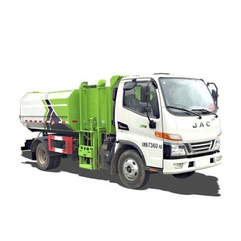 JAC 7000 Liters Garbage Compactor Side Loading Waste Collection Truck