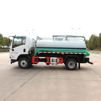 FAW 5000L manual vacuum pump fecal suction truck