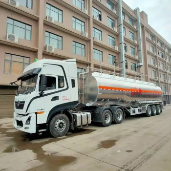 3 Axles 46000L Water Edible Cooking Oil Delivery Tank