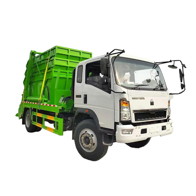 Howo 4 cubic meters Skip Loader Garbage Truck for Sale Howo 4 cubic meters Skip Loader Garbage Truck for Sale