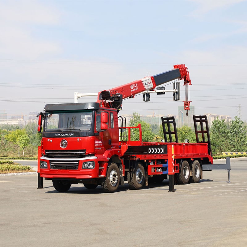 SHACMAN 8x4 14 16 тонн телескопический кран на базе грузовика SHACMAN 8x4 14 16 тонн телескопический кран на базе грузовика
