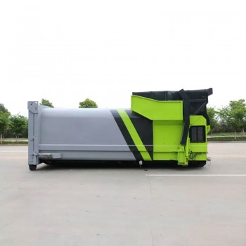 20cbm mobile compressed garbage station hook up garbage trucks