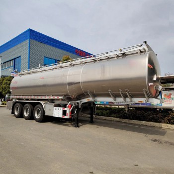 Heavy Duty 3 Axles 43000L Oil Fuel Tanker Trailer For Sale