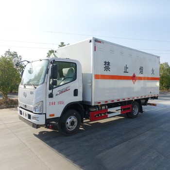 FAW 4*2 flammable liquid explosion-proof truck for sale