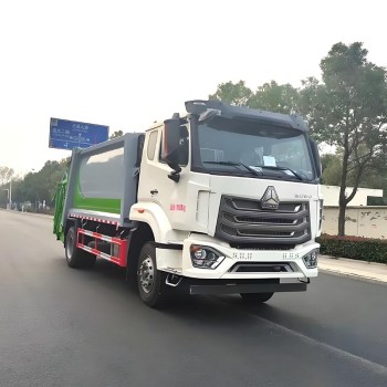 سعر شاحنة التخلص من النفايات الخلفية Howo 14CBM جديدة أو مستعملة