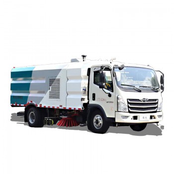 Foton 4m3 high pressure road brushing sweeper truck