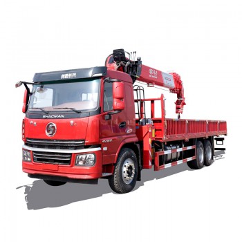 SHACMAN 21 meter telescopic boom truck mounted crane
